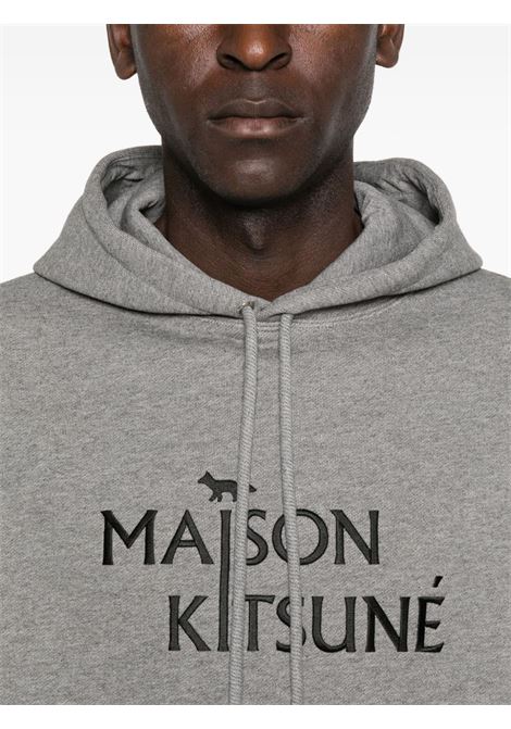 felpa mk pillar comfort hoodie uomo grigia MAISON KITSUNÉ | PM00701KM0341H131